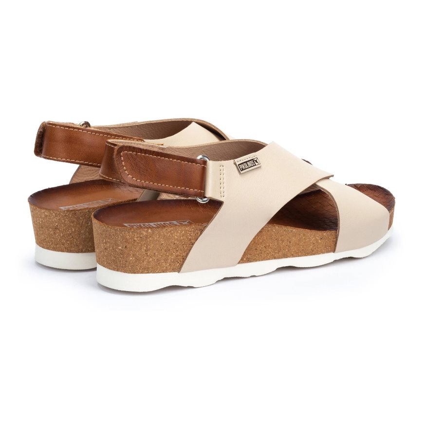 Women's Pikolinos MAHON Sandals Beige | NZ KQ59783